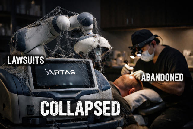 The Rise and Fall of ARTAS: Robotic Hair Transplant Surgery